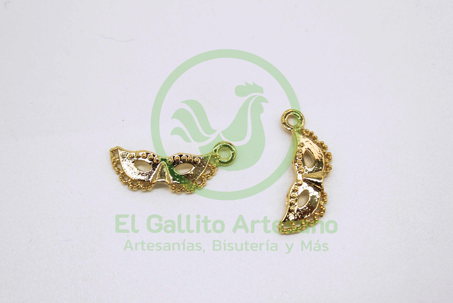 #524 Chapa de Oro - Dije Antifaz (PIEZA)