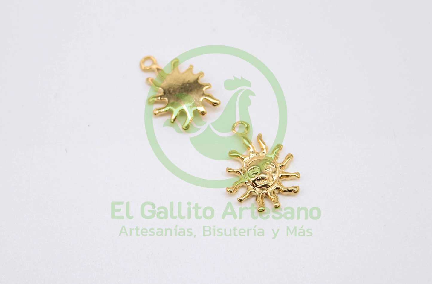 #581 Chapa de Oro - Dije Sol Caliente (PIEZA)