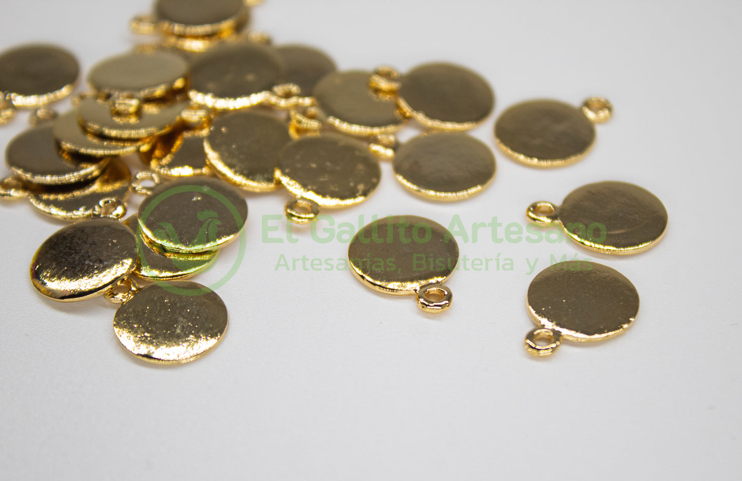#888 Chapa de Oro - Dije Círculo (ÚLTIMAS PIEZAS)