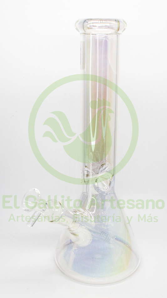 Bong CA127 | Mediano Vidrio Tornasol Círculo