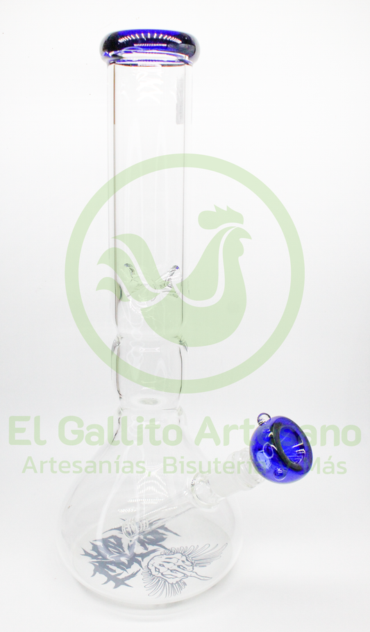 Bong CA63 | Fondo Calavera "F*ck u"