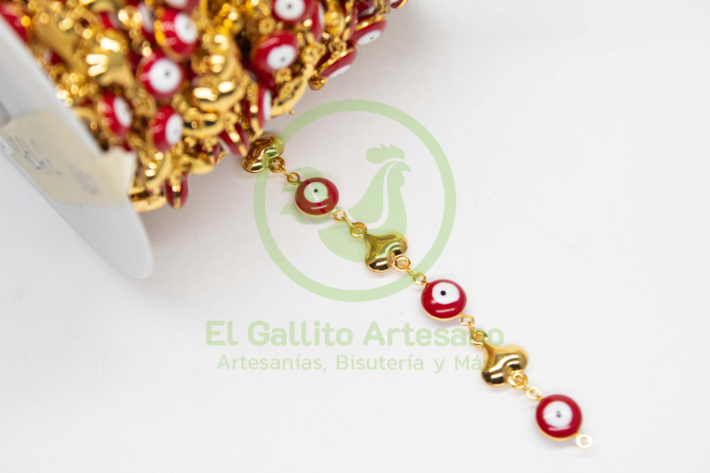 Cadena GRM CAD42 Ojo Rojo Corazón