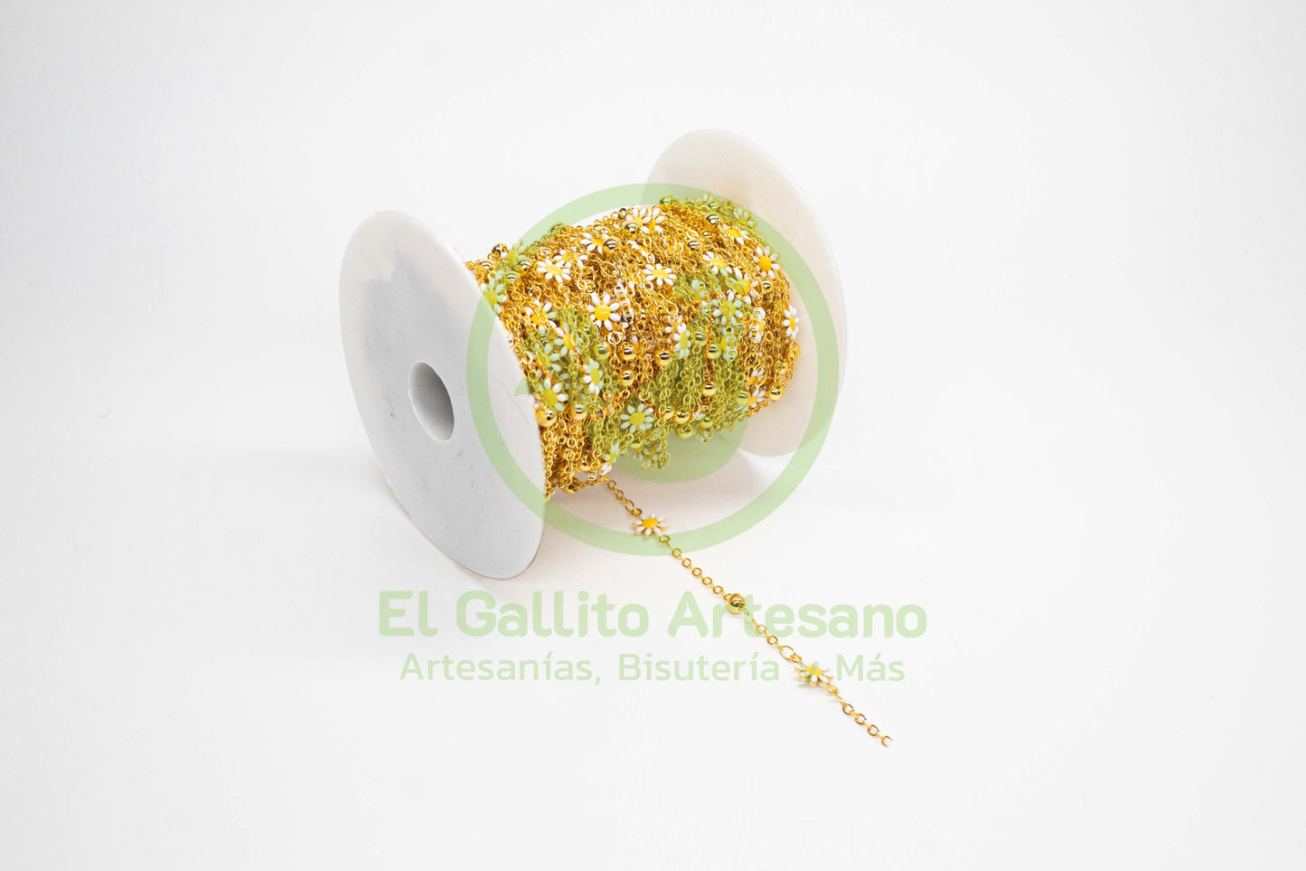 Cadena GRM CAD44 Flor Blanca