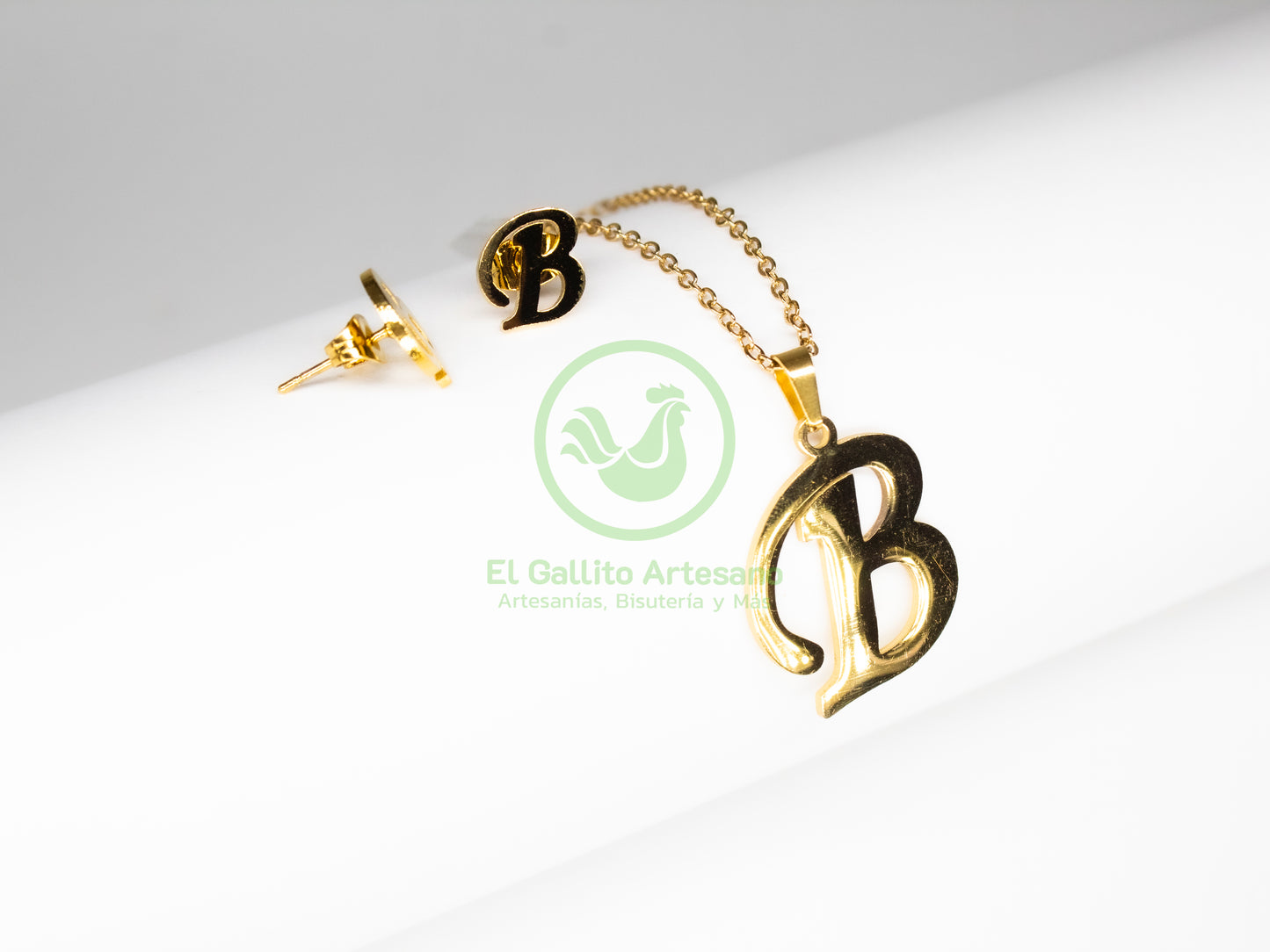 Collar Acero Letras A-Z