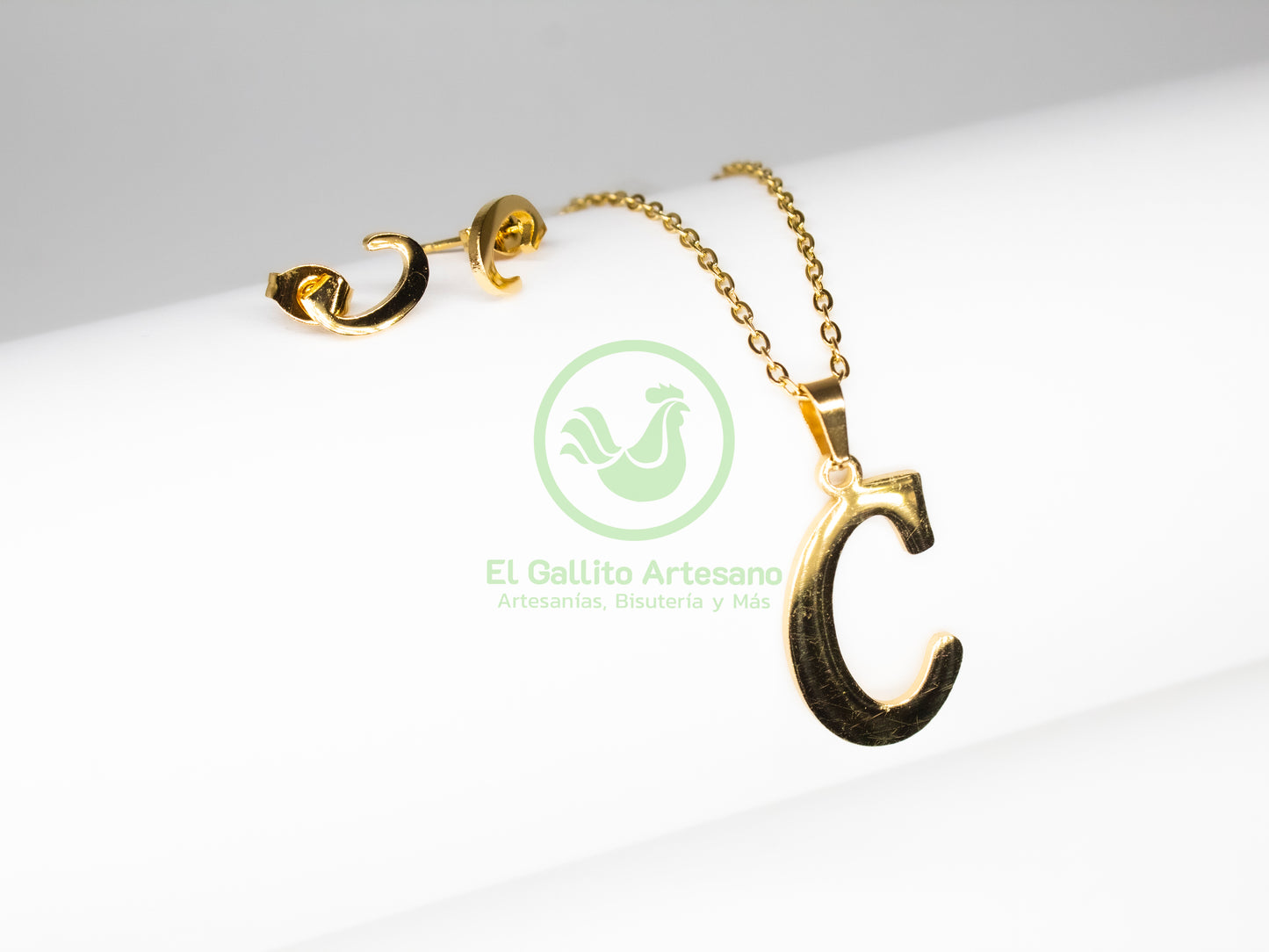 Collar Acero Letras A-Z