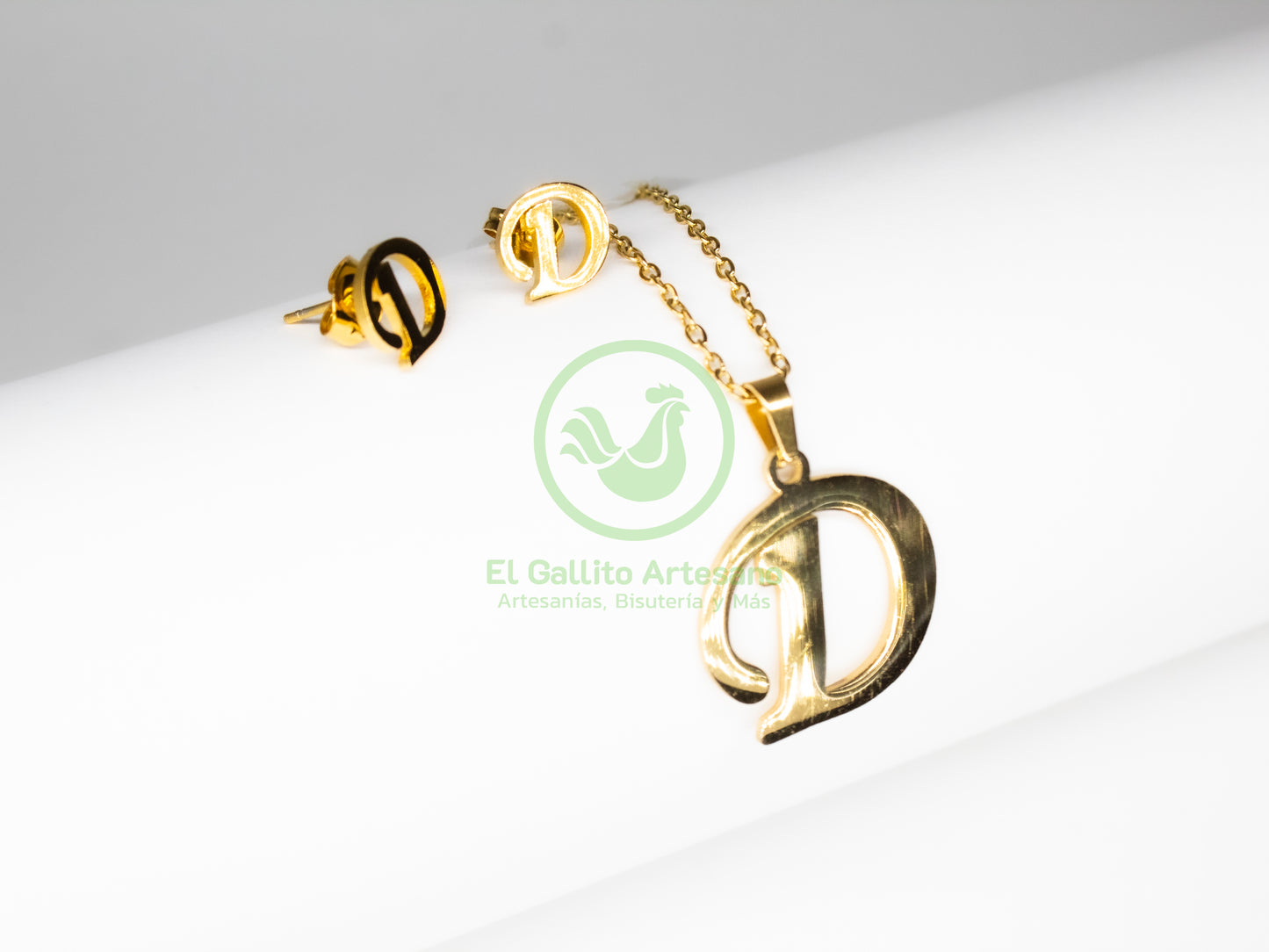 Collar Acero Letras A-Z