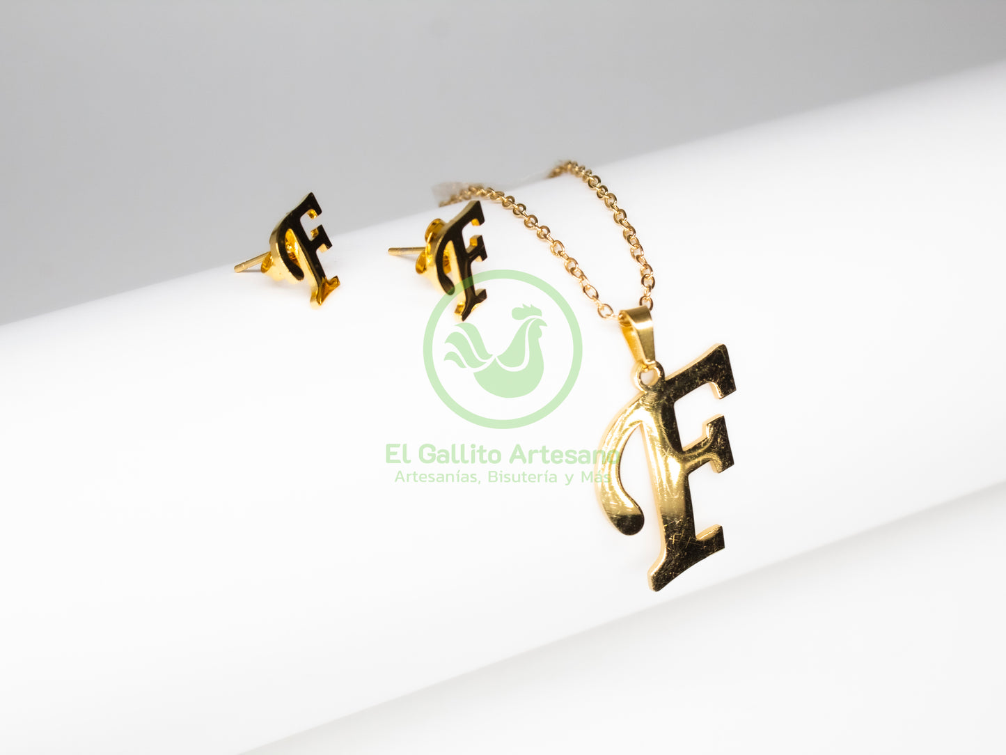 Collar Acero Letras A-Z