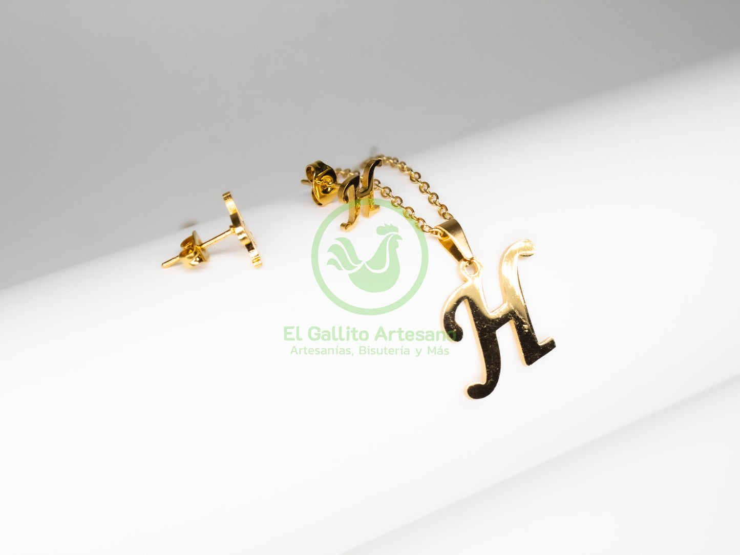 Collar Acero Letras A-Z