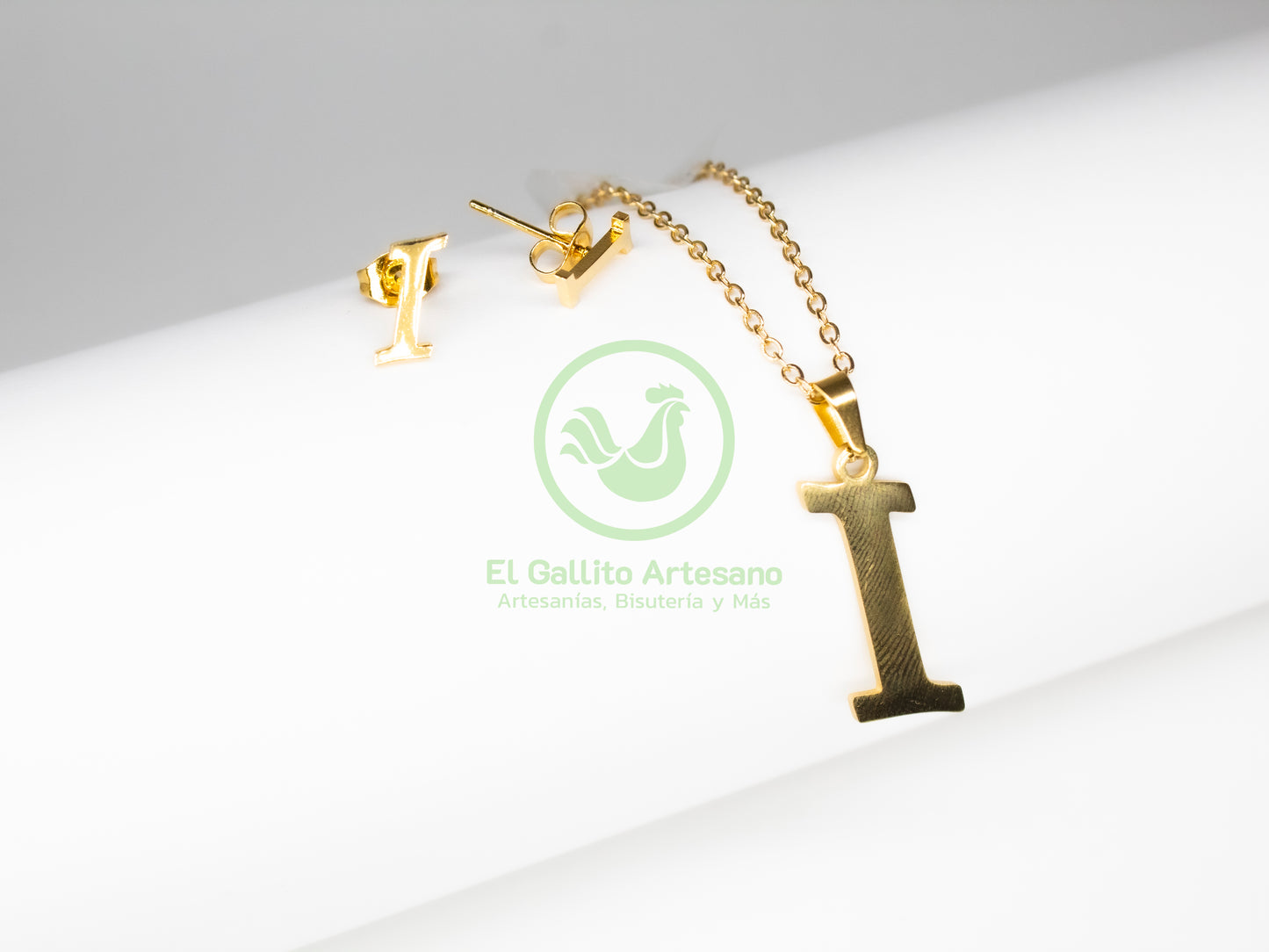 Collar Acero Letras A-Z