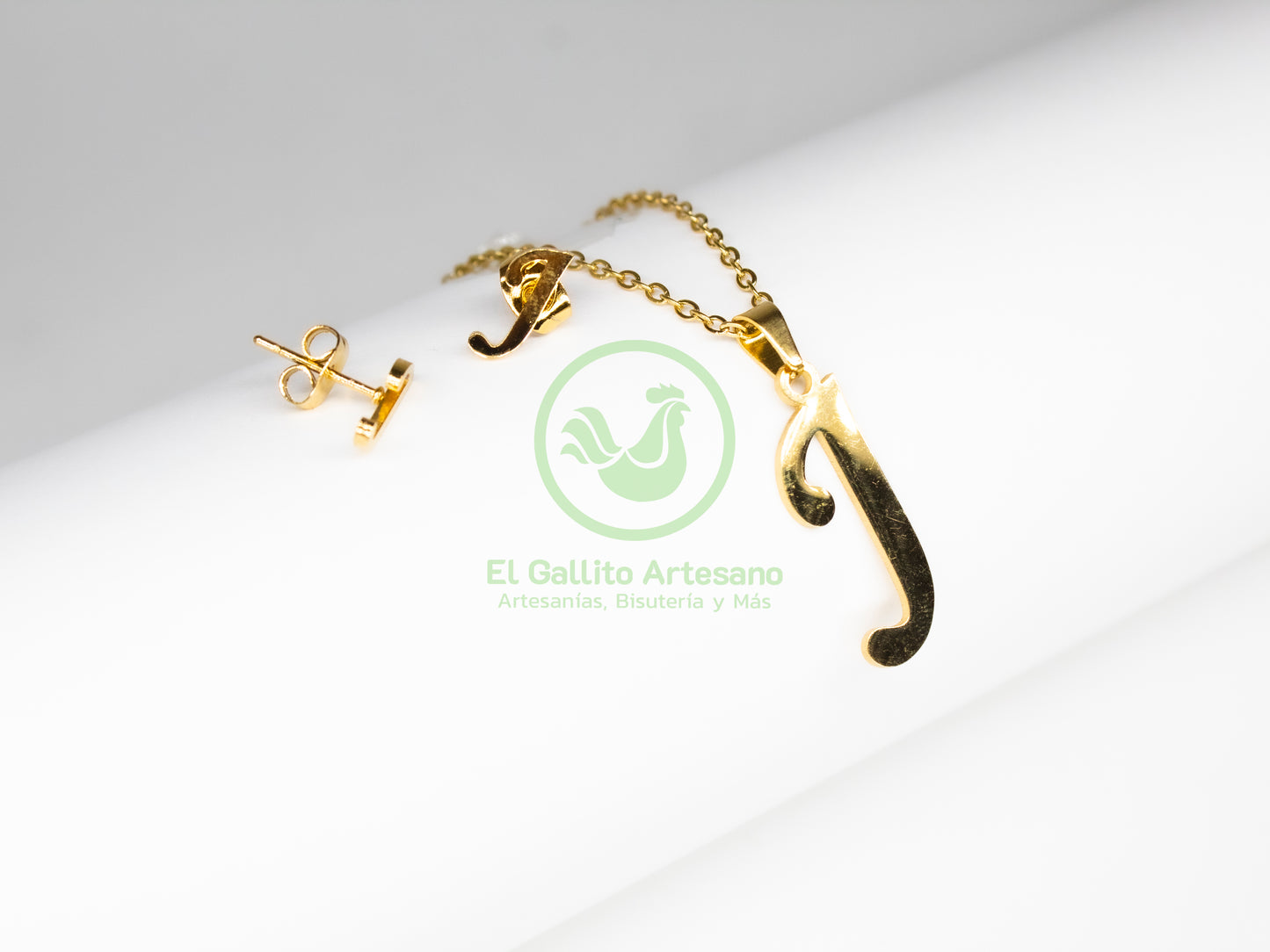 Collar Acero Letras A-Z