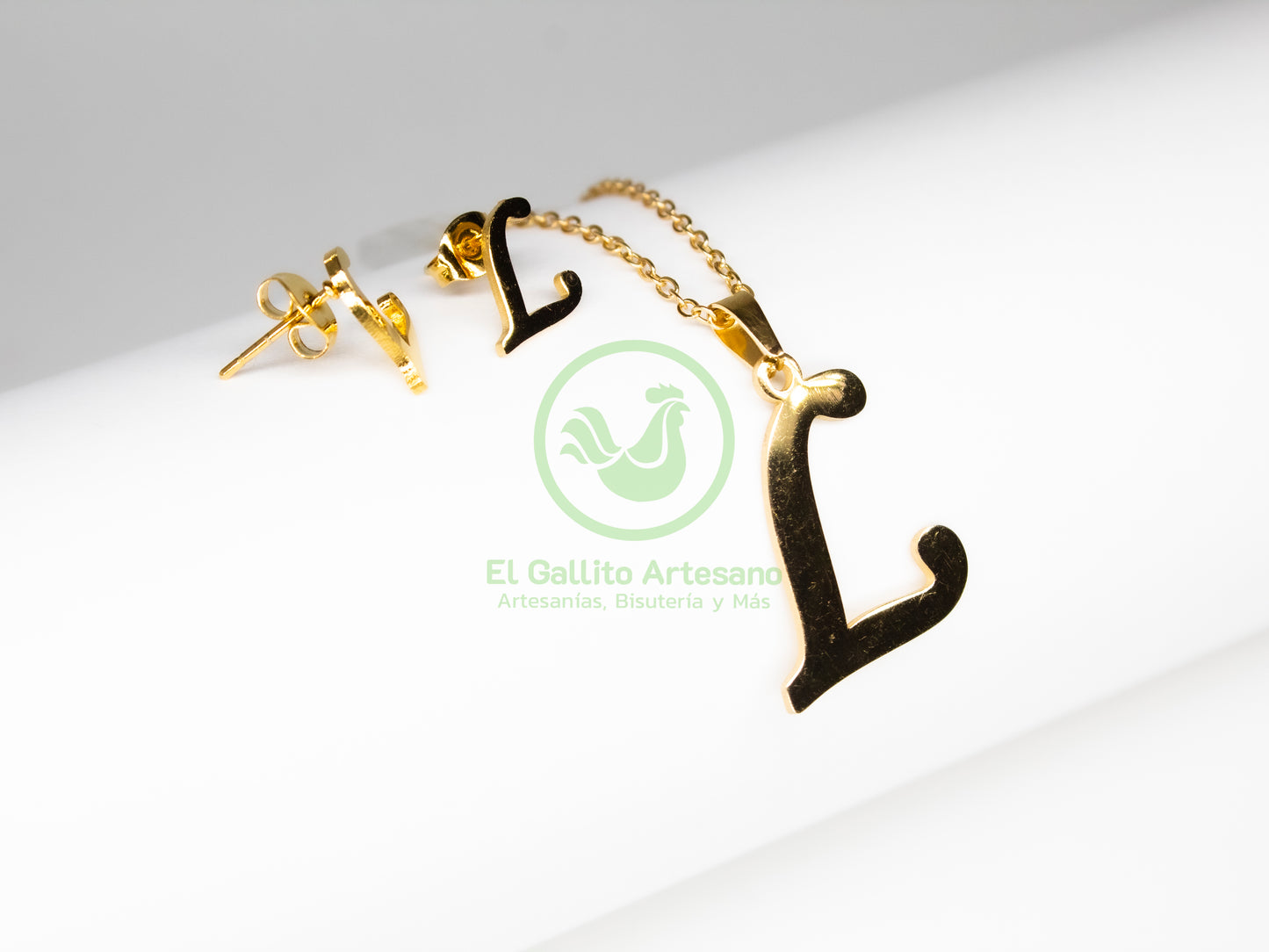 Collar Acero Letras A-Z
