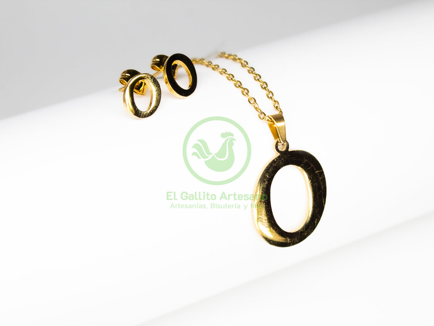 Collar Acero Letras A-Z