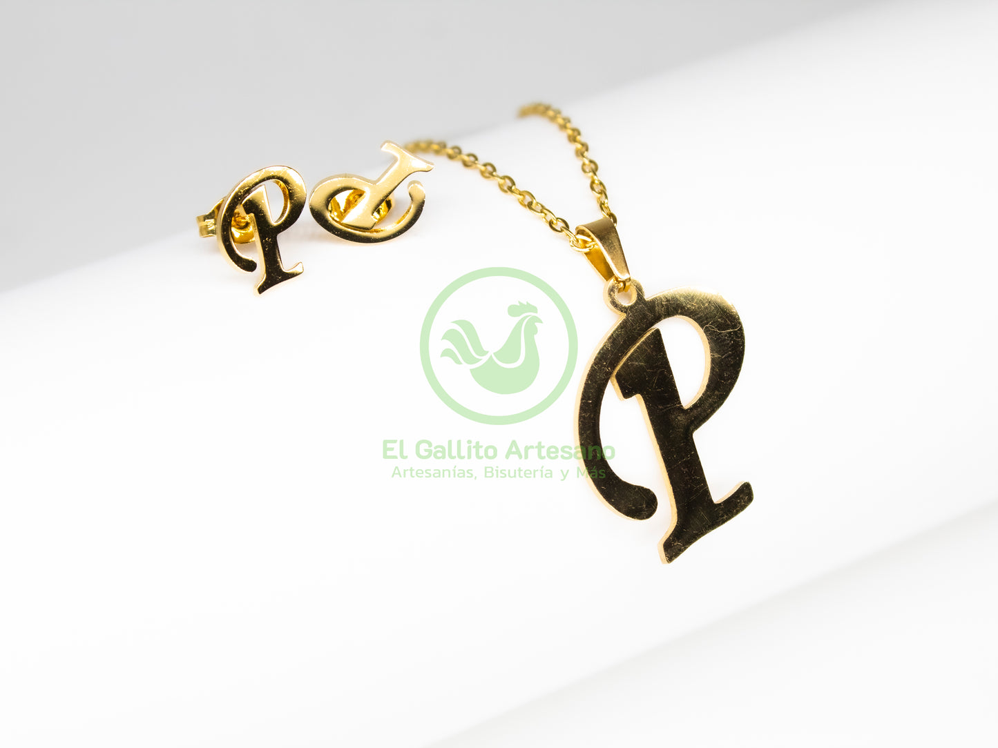 Collar Acero Letras A-Z