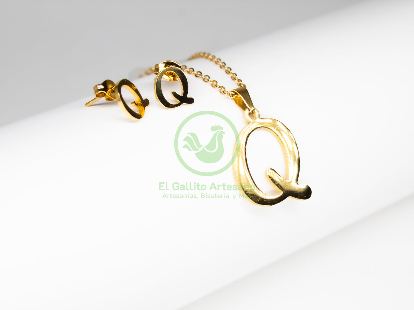 Collar Acero Letras A-Z