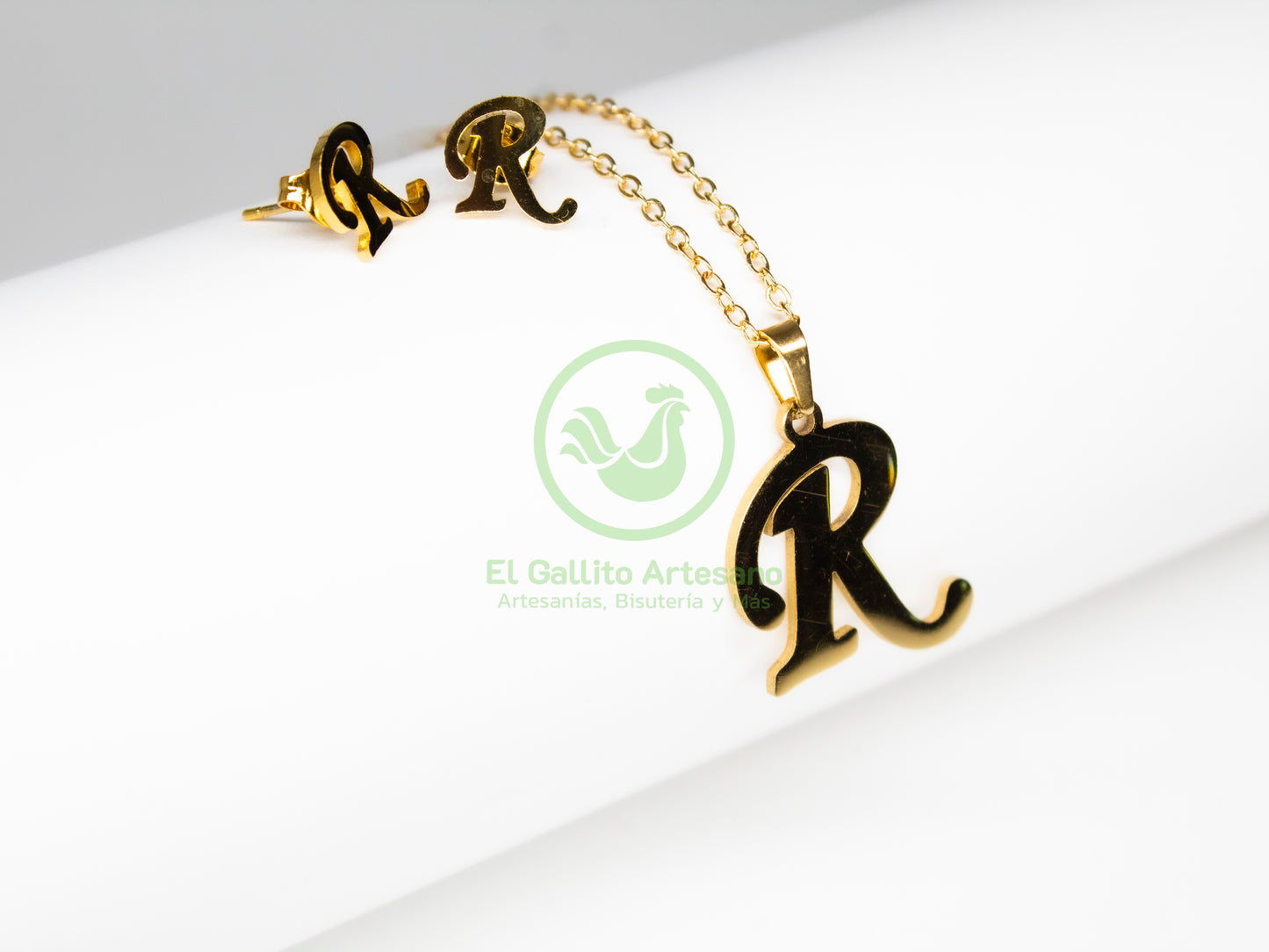 Collar Acero Letras A-Z