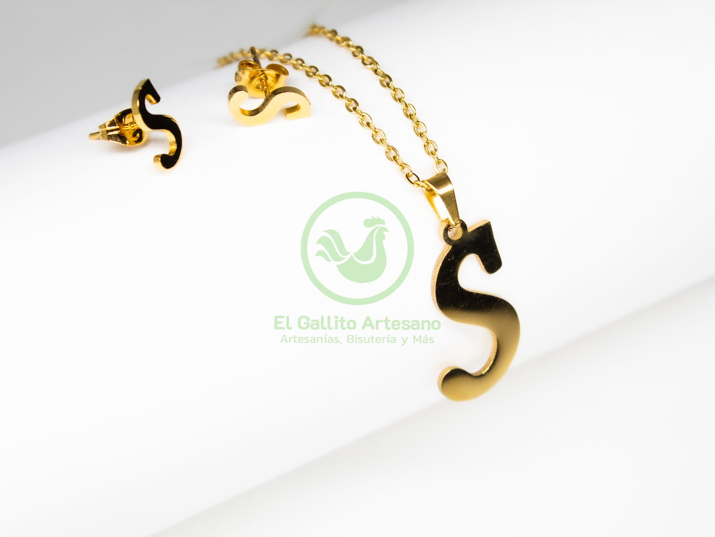 Collar Acero Letras A-Z