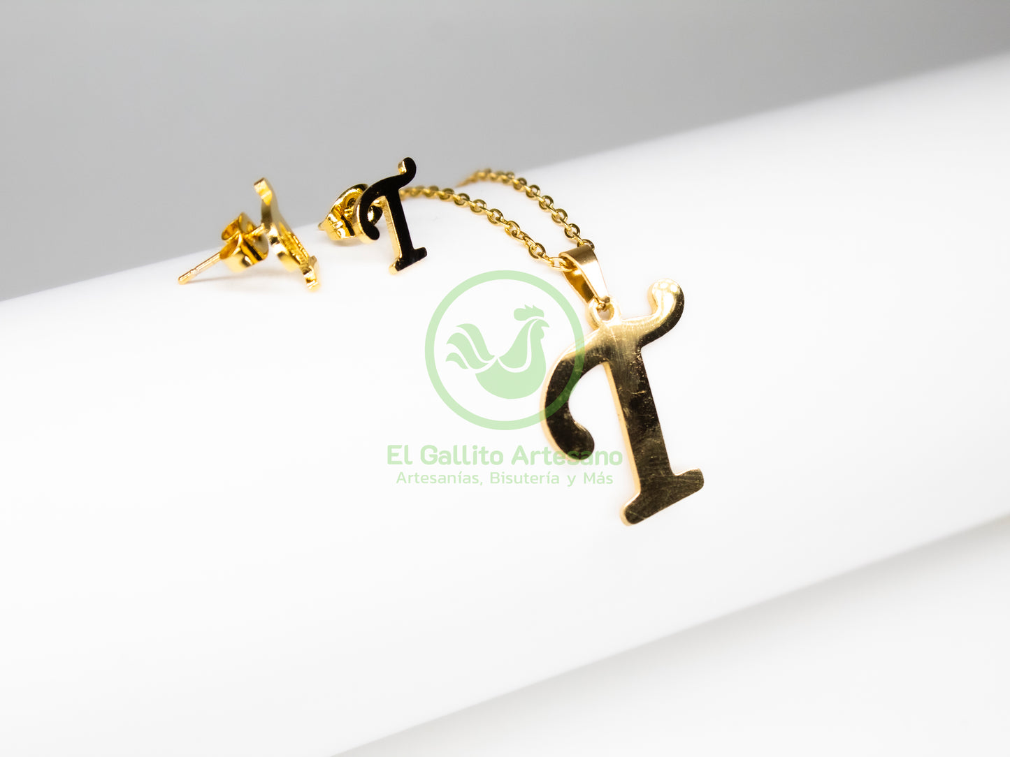Collar Acero Letras A-Z