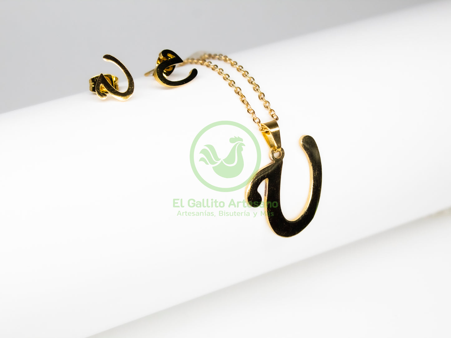 Collar Acero Letras A-Z