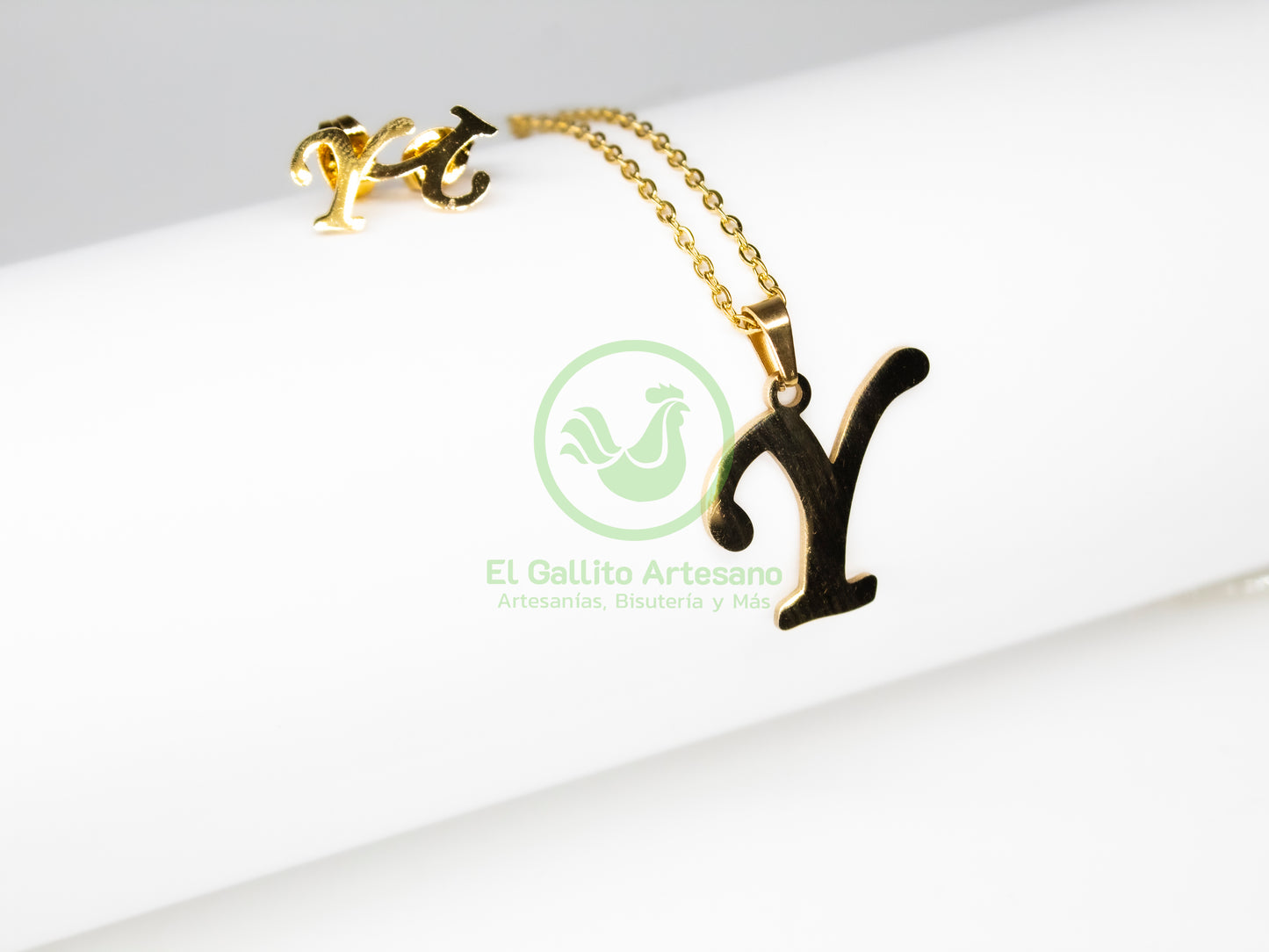 Collar Acero Letras A-Z
