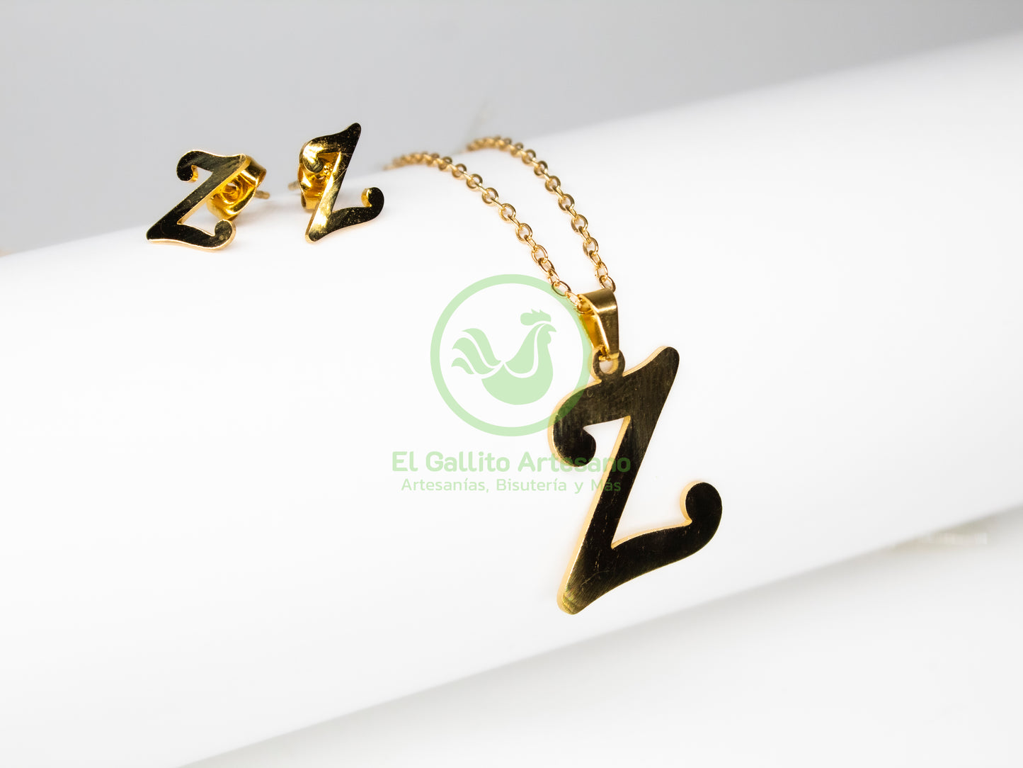 Collar Acero Letras A-Z