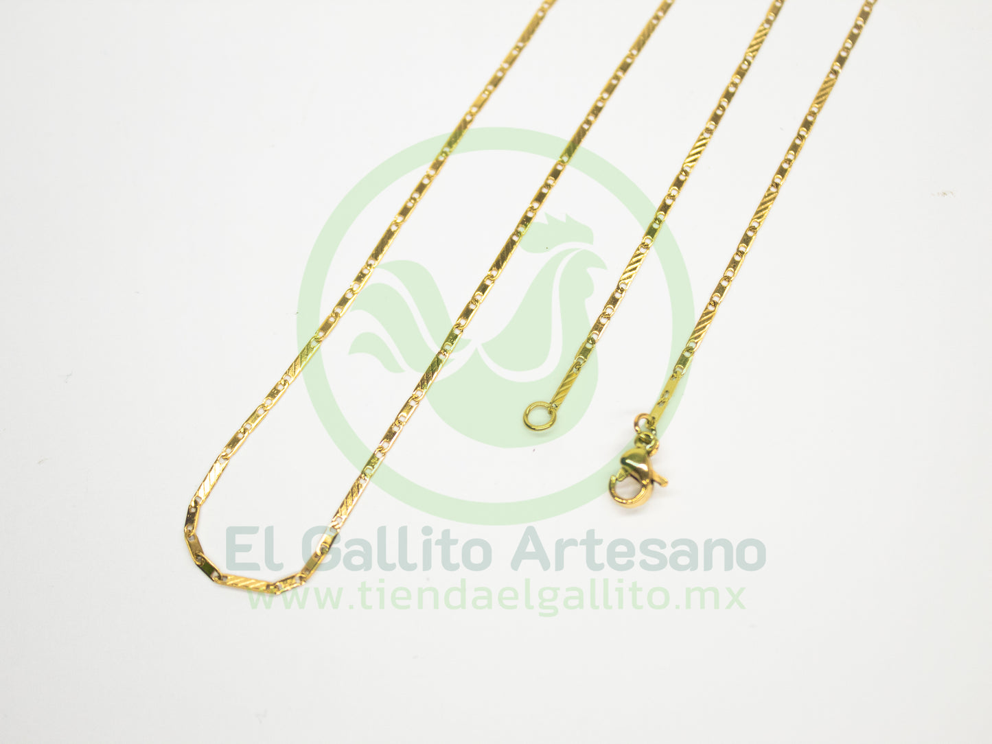Collar Acero - Dorado