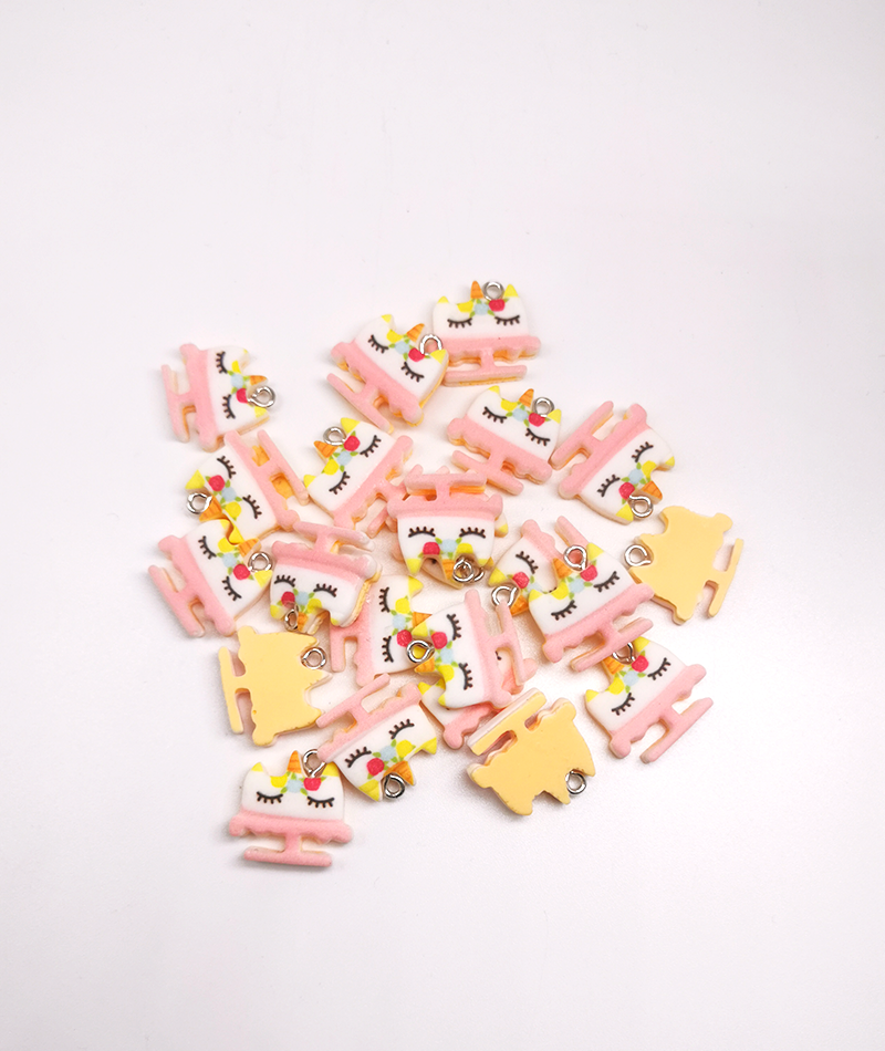 Pastel de Unicornio - Dije Unicornio Acrílico