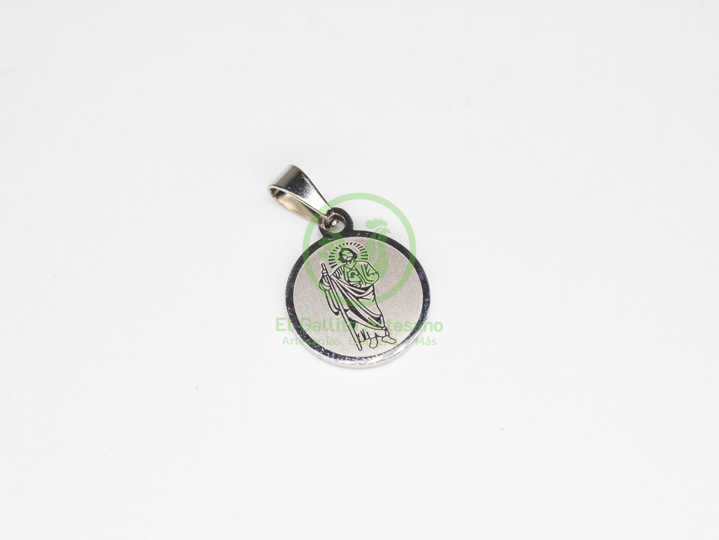 Dije Acero AC-46 San Judas Circular