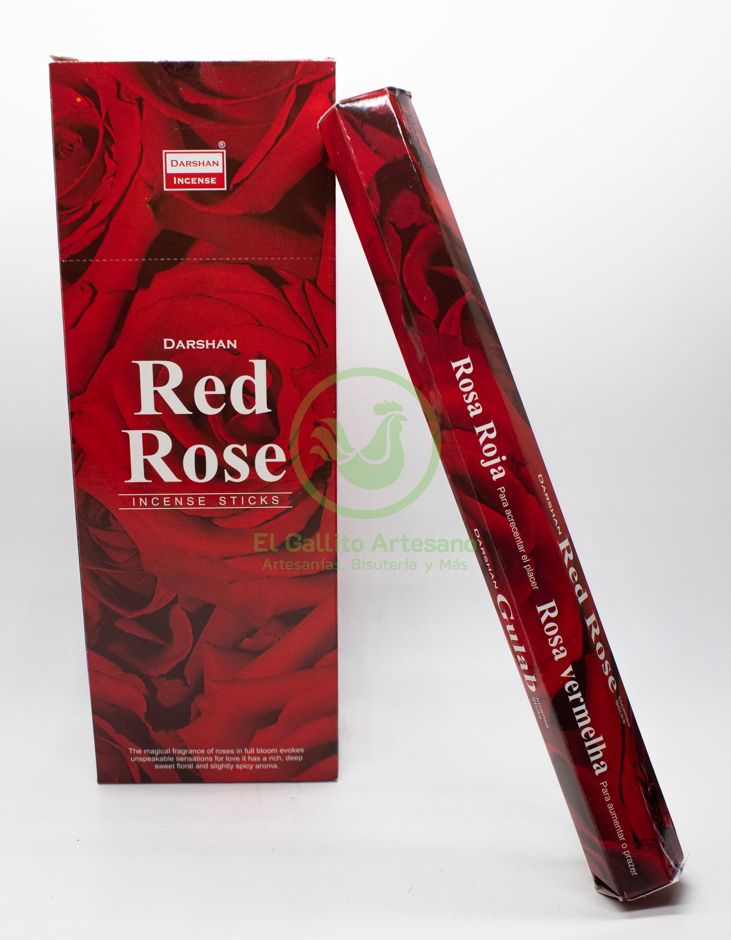 Darshan Hexagonal - Rosa Roja