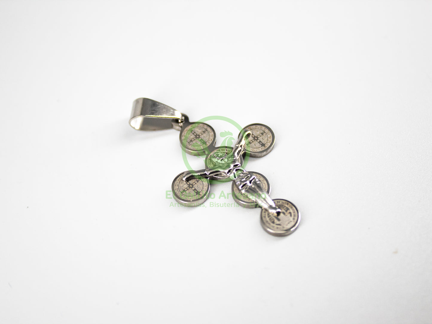 Dije Acero AC-35 Cruz San Benito