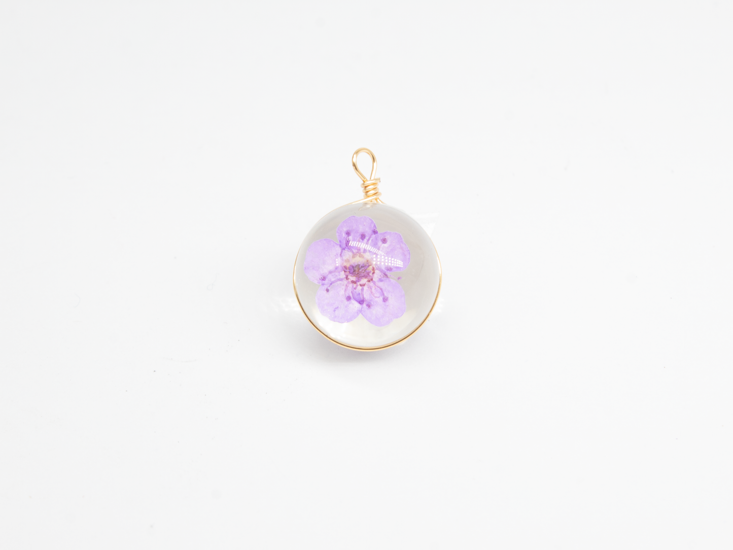 Dije Bola 14mm Flor Colores