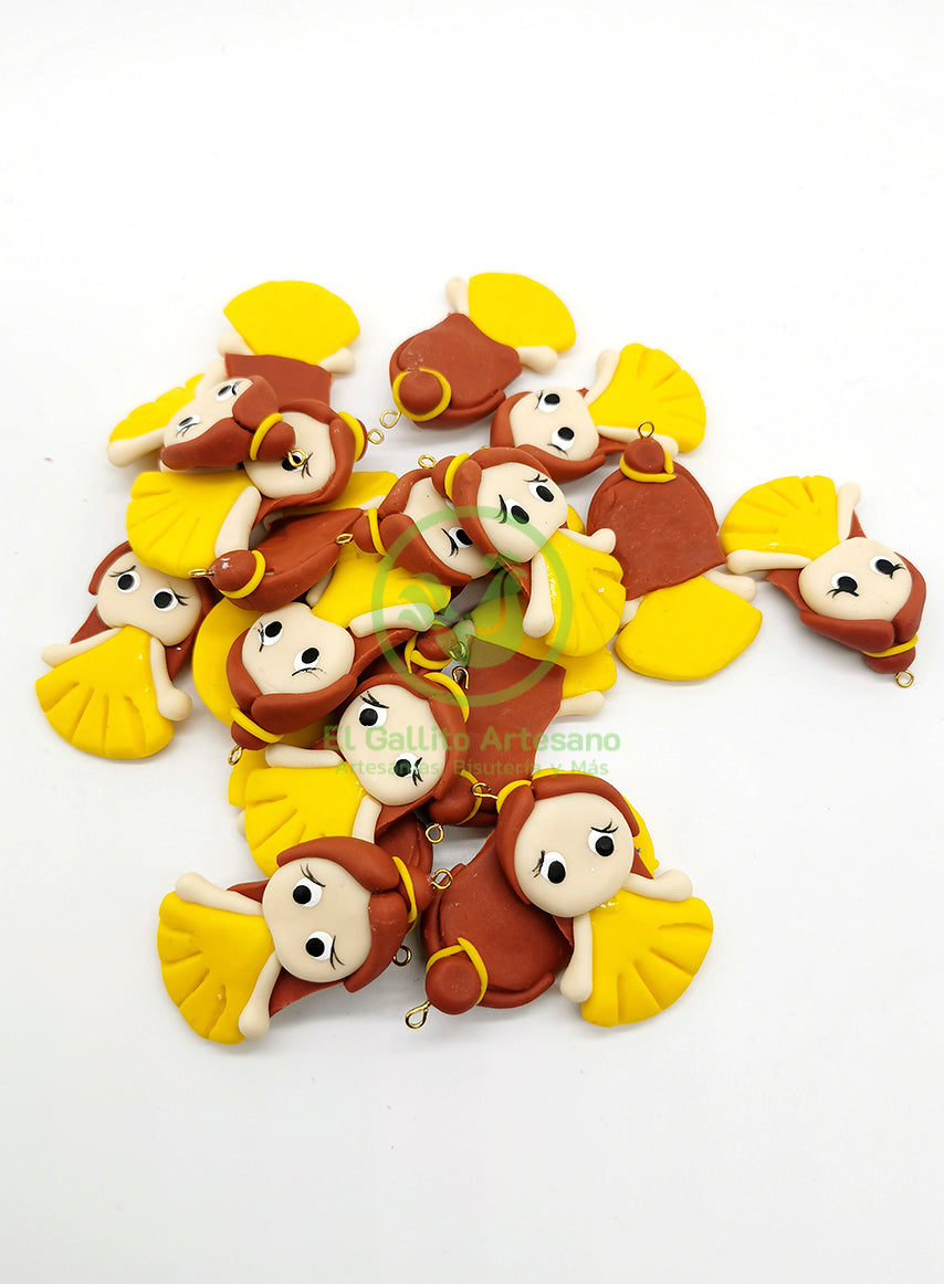 Princesas 4.5cm - Dije Pasta