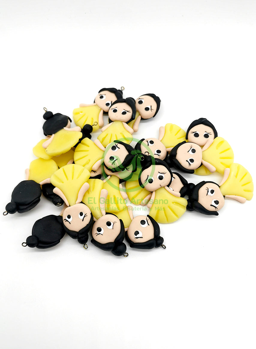 Princesas 4.5cm - Dije Pasta