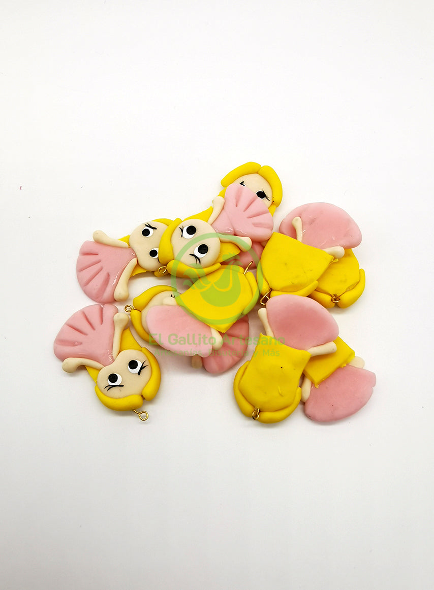 Princesas 4.5cm - Dije Pasta
