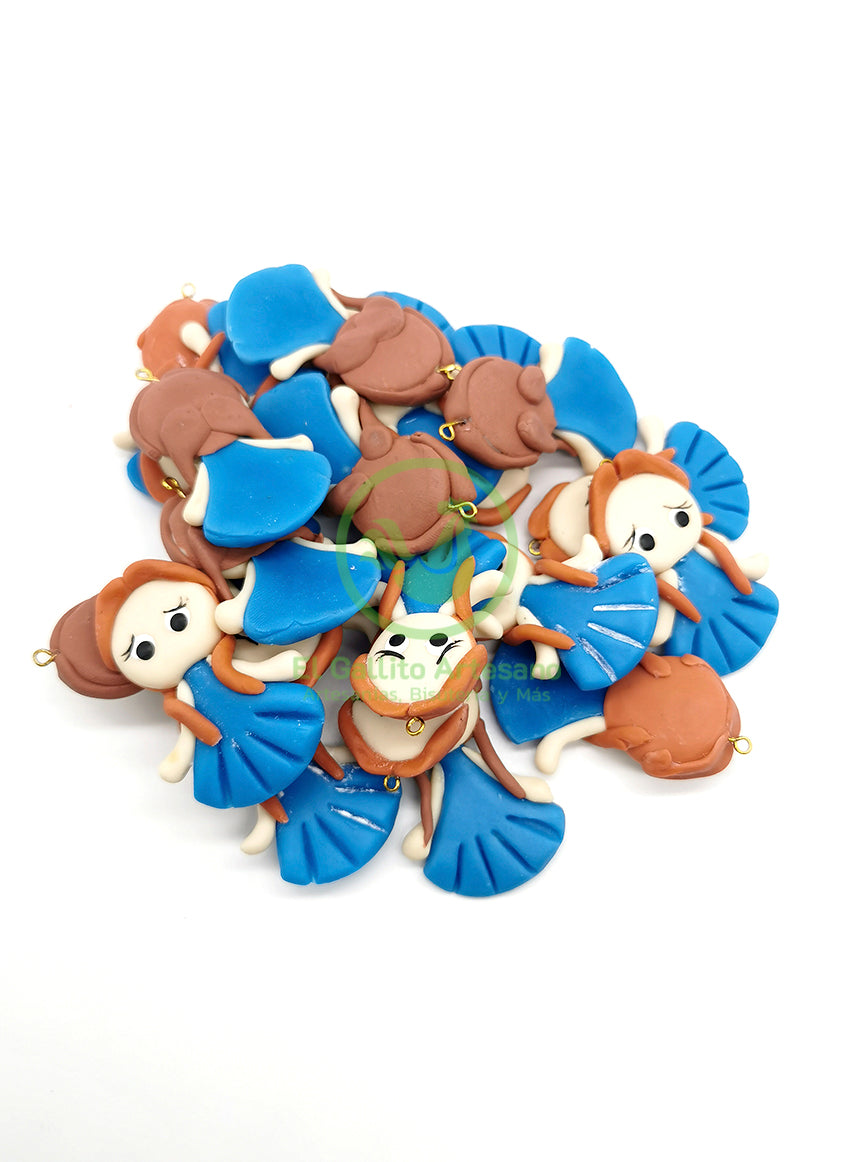 Princesas 4.5cm - Dije Pasta
