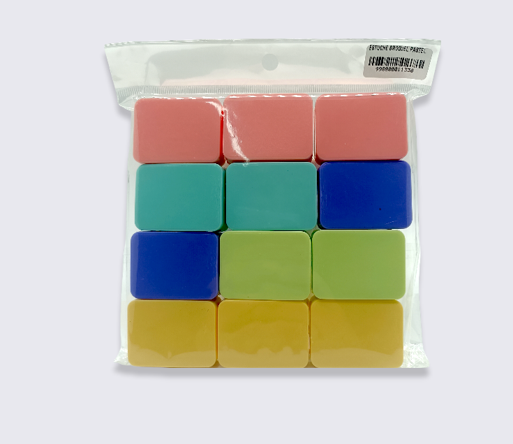 Estuche Broquel | Pastel -12pzs