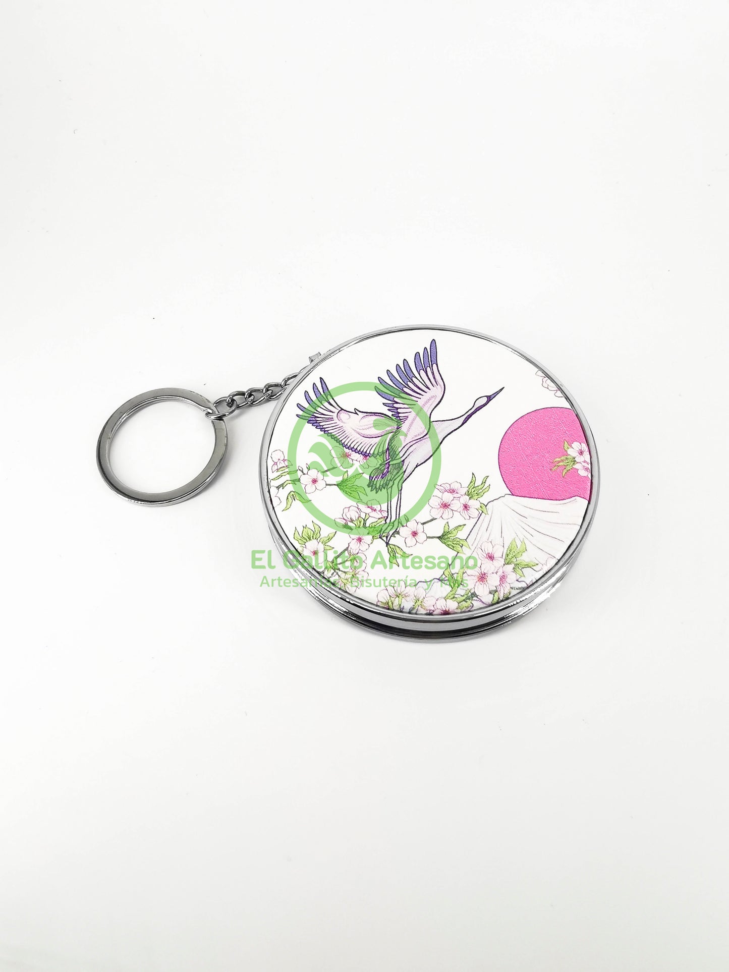 Espejo Llavero Redondo Vinil - Varias Figuras