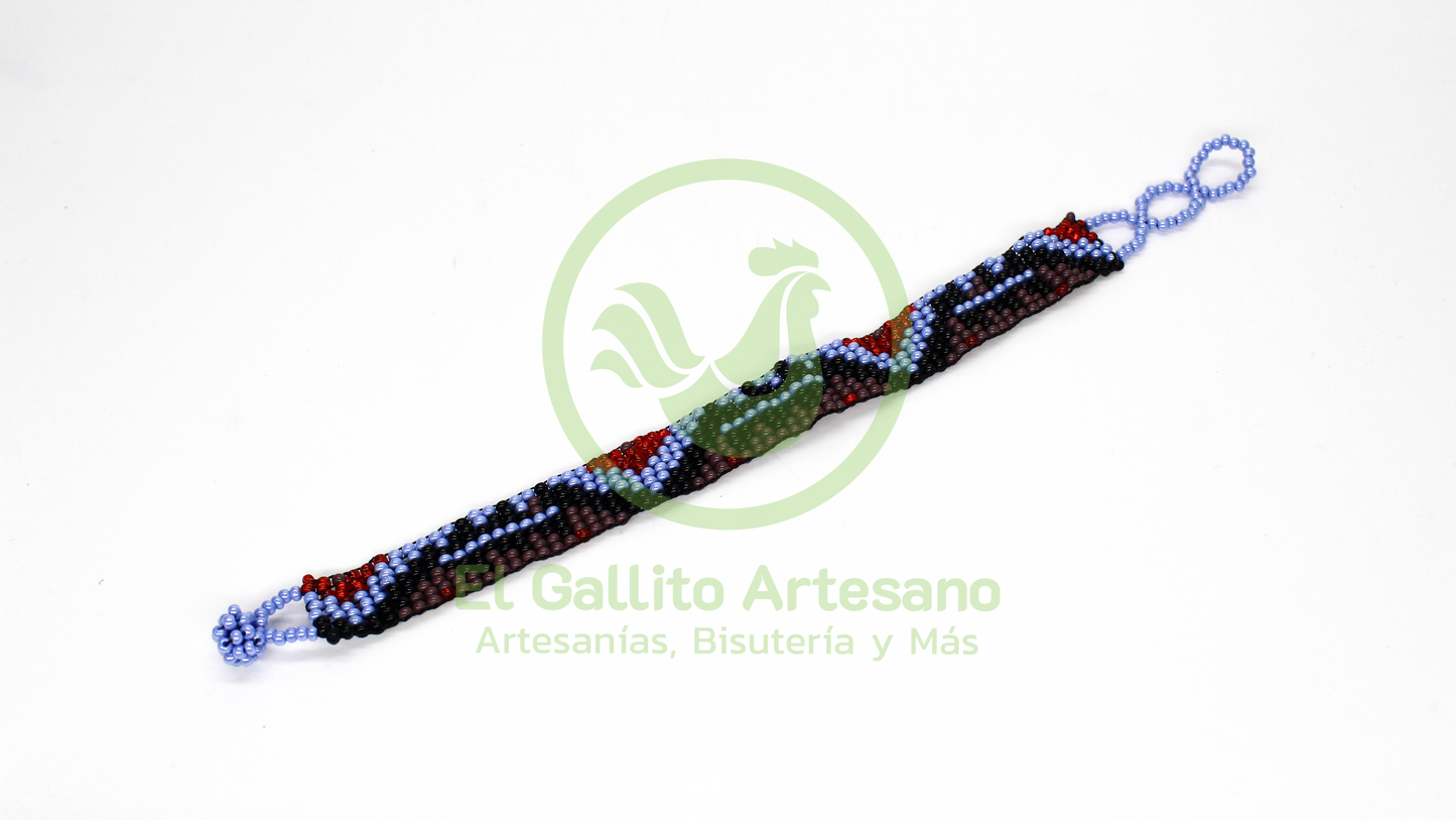 Pulsera Chaquira Chica 1cm | Colores