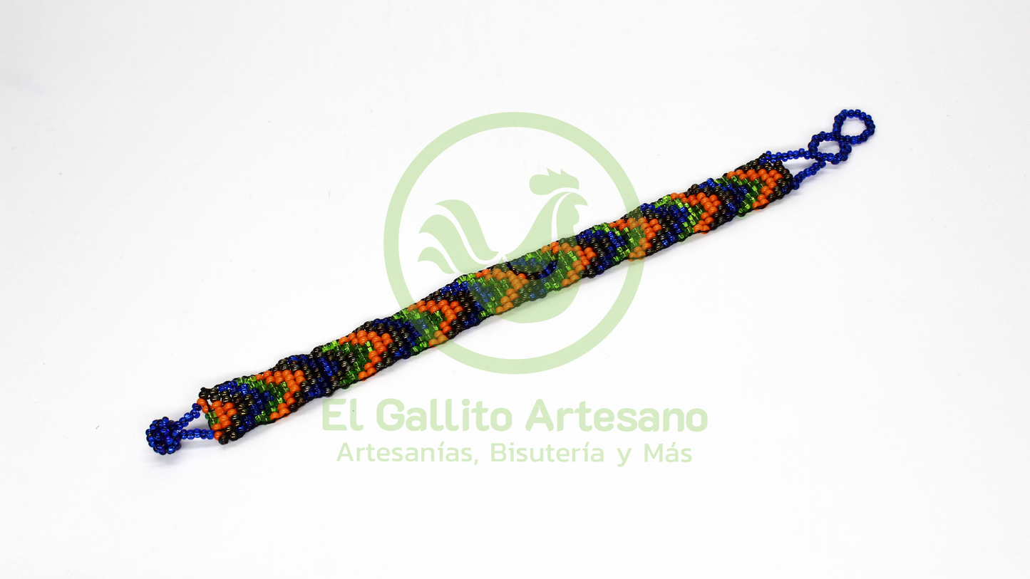 Pulsera Chaquira Chica 1cm | Colores
