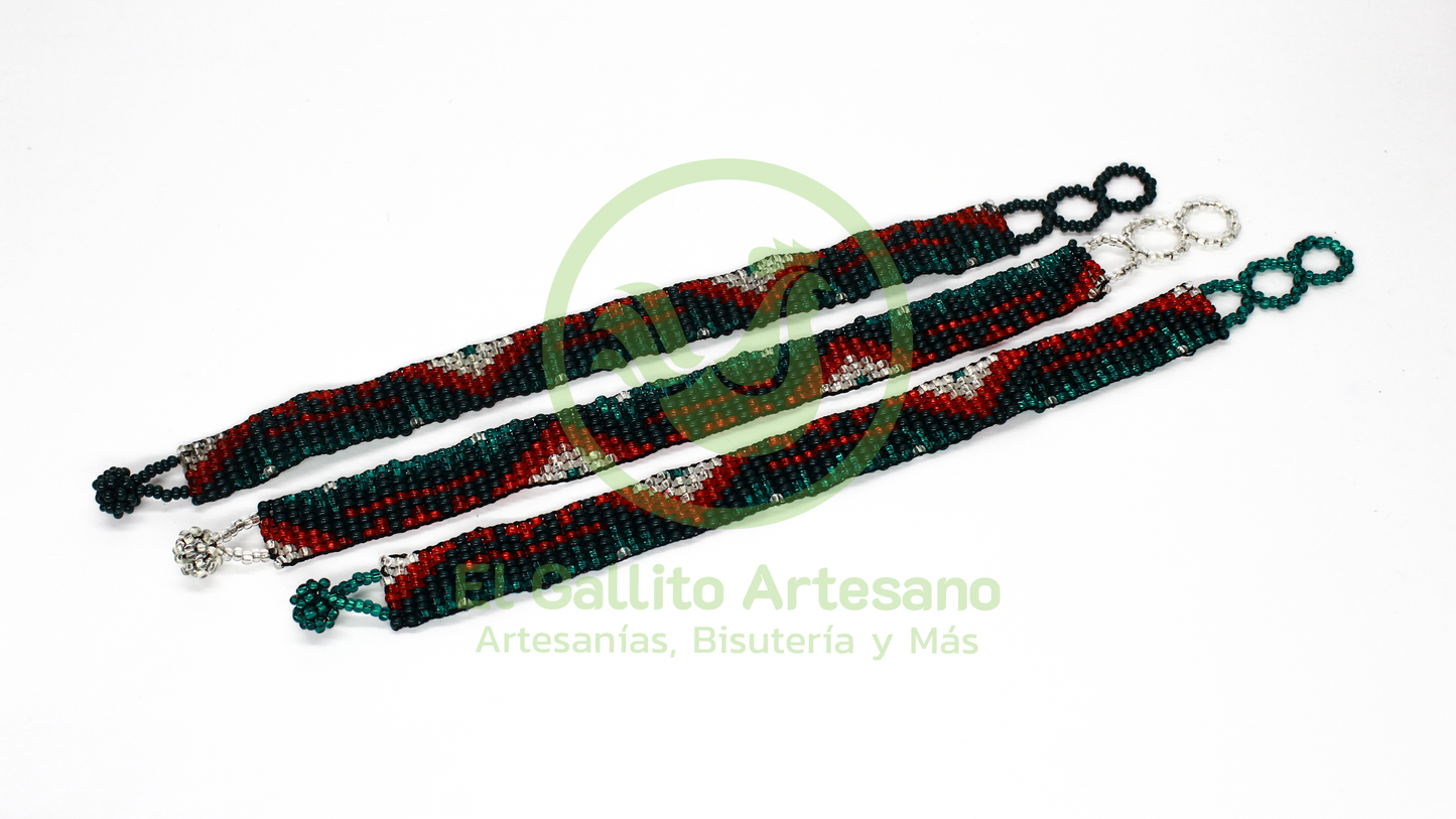 Pulsera Chaquira Chica 1cm | Colores