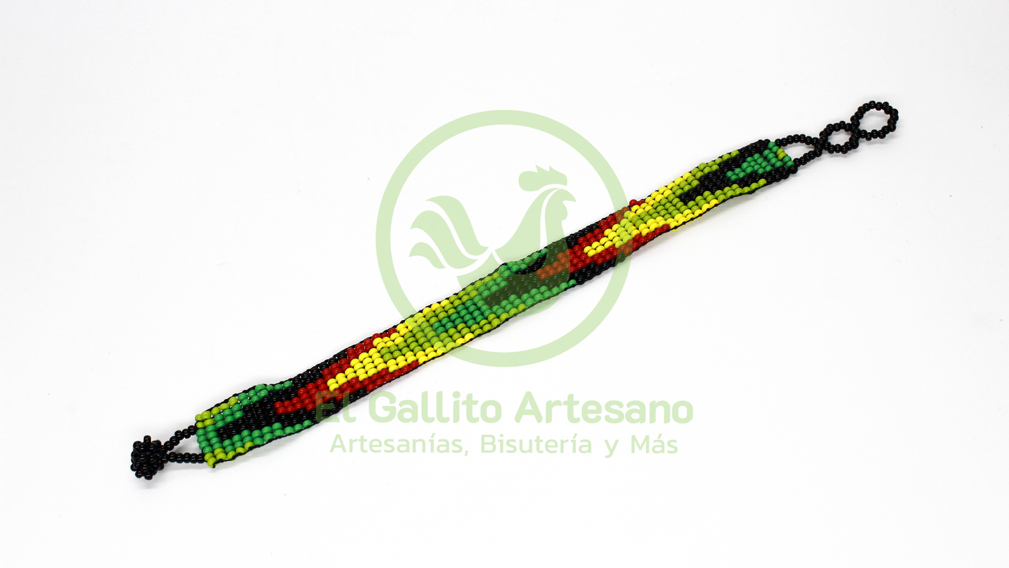 Pulsera Chaquira Chica 1cm | Colores