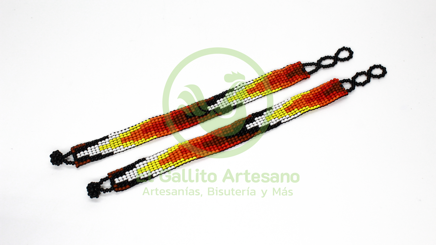Pulsera Chaquira Chica 1cm | Colores