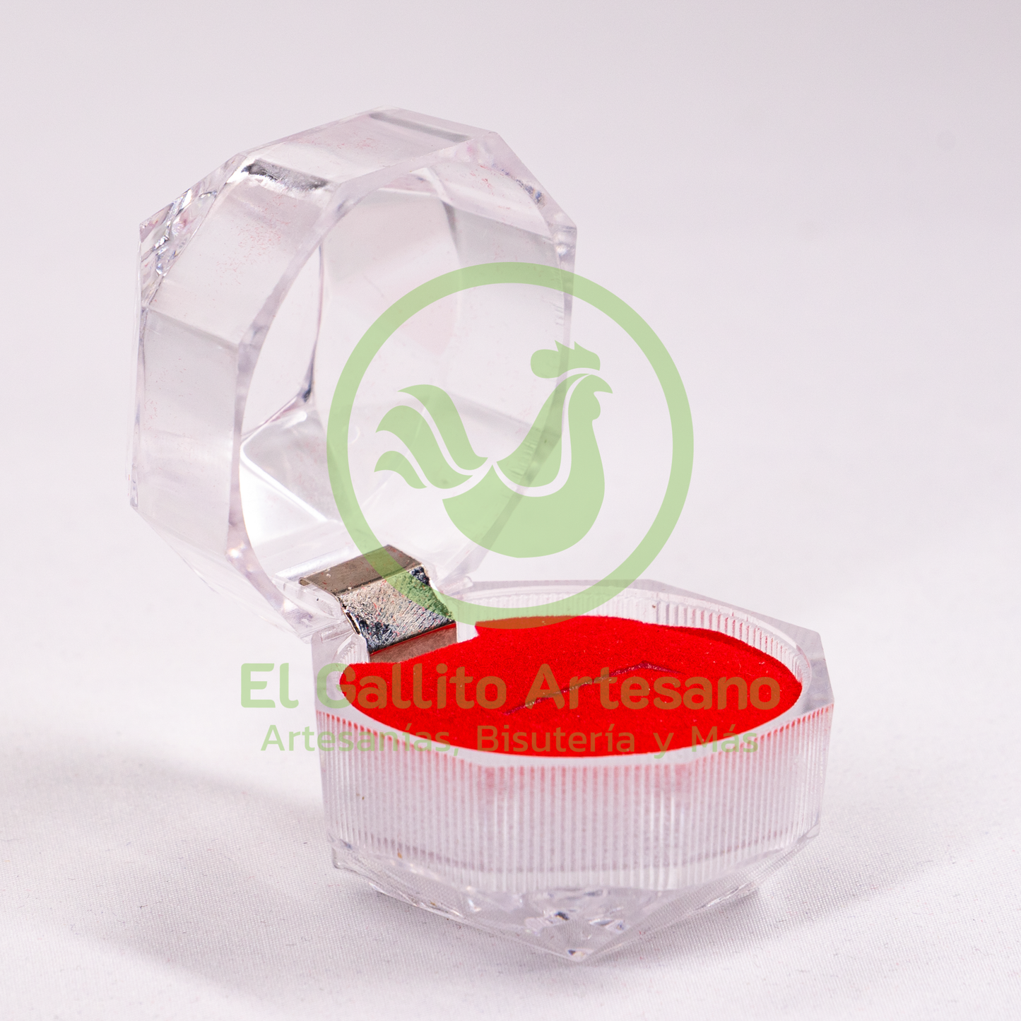 Exhibidor Anillo Cajita Acrilico 4.5X4.5 cm | Colores