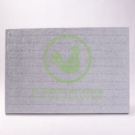 Exhibidor Anillo Terciopelo Con Respaldo 35X24cm