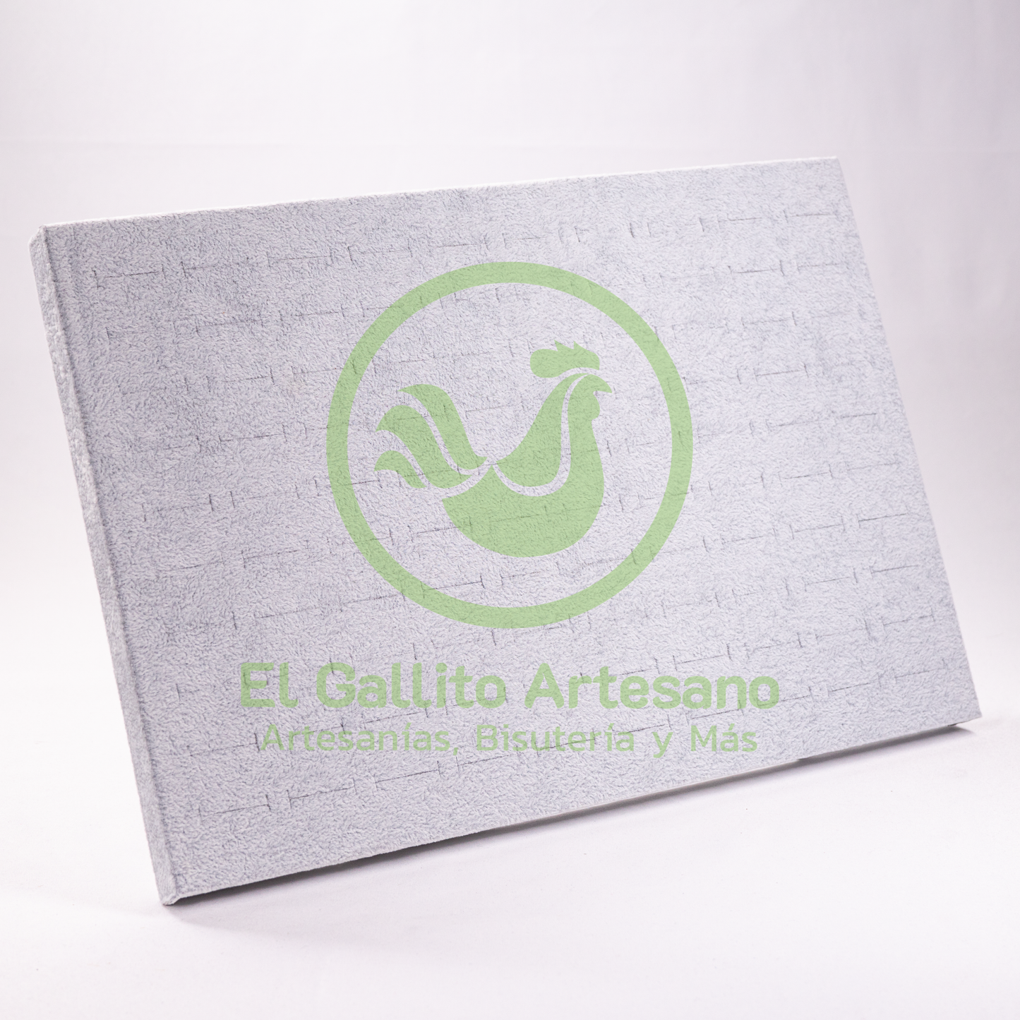 Exhibidor Anillo Terciopelo Con Respaldo 35X24cm