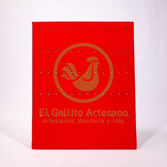 Exhibidor Arete Plano 20.3X25.3cm | Colores