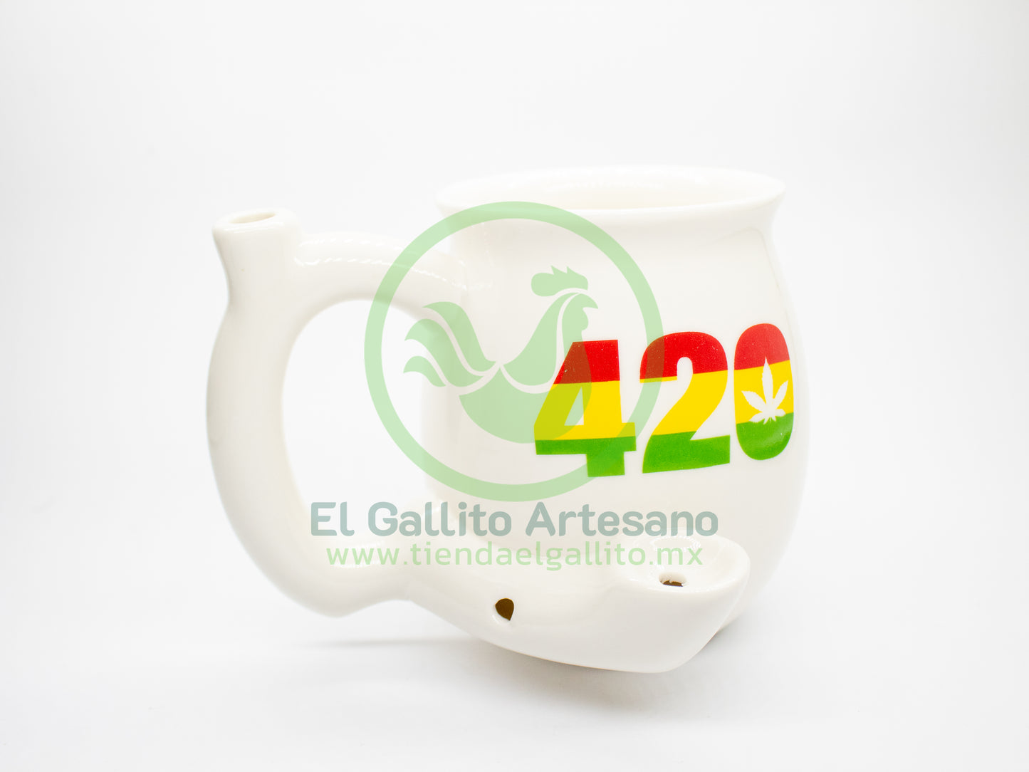 Pipa Taza 2 en 1 420 Rasta