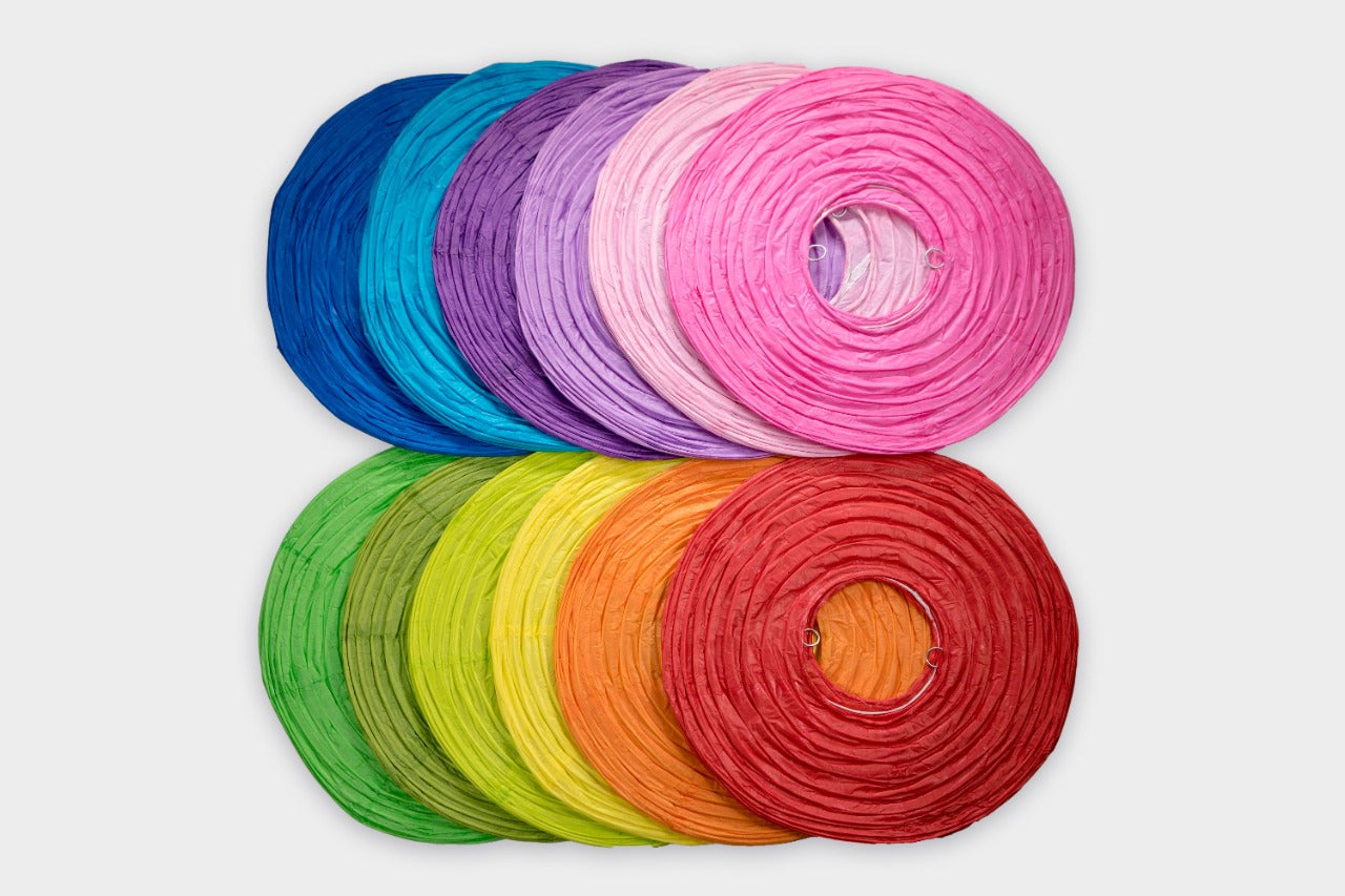 Pantalla / Lámpara China 30cm | Colores