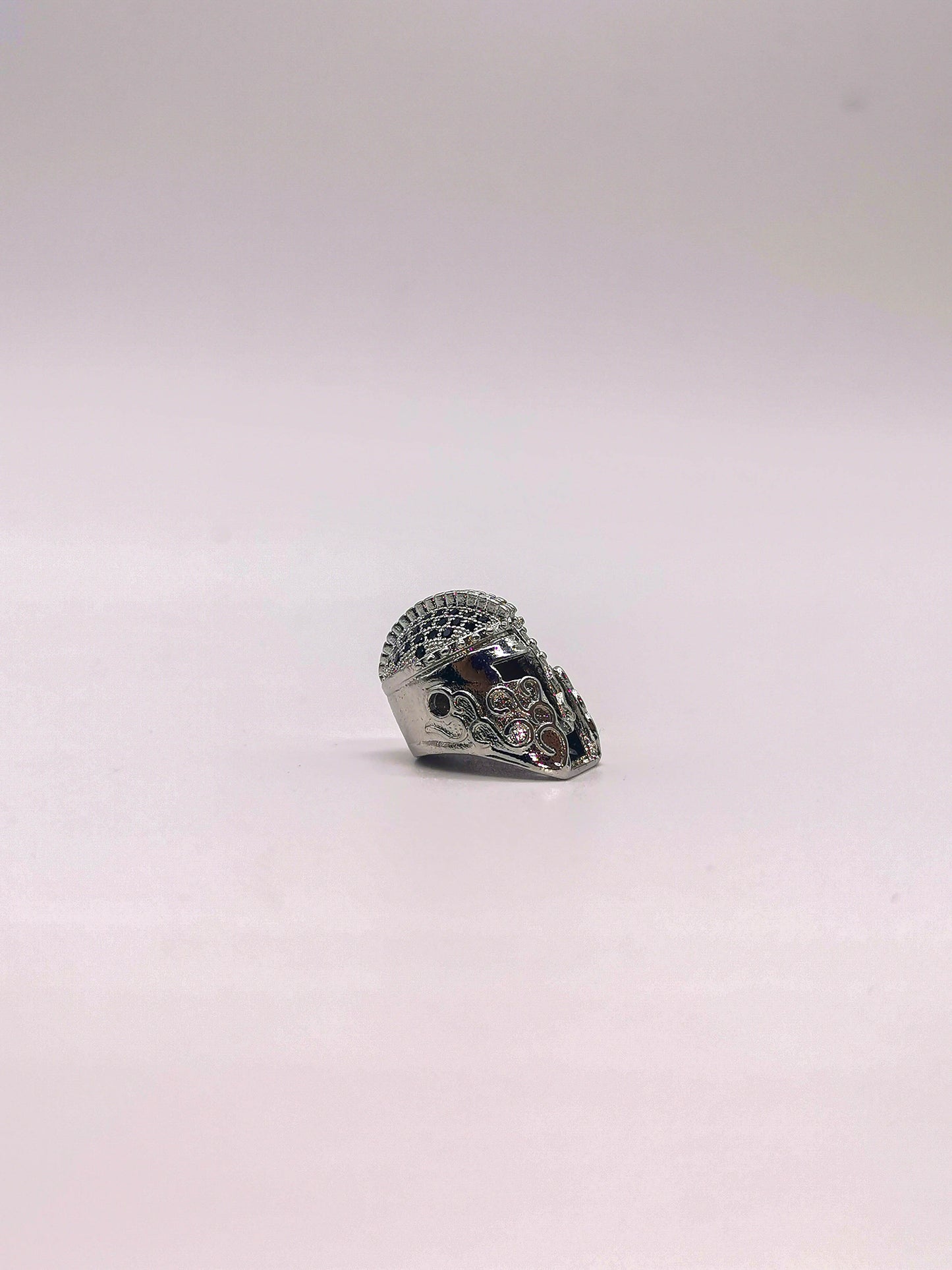 Dije Zirconia #004 | Casco Espartano Cristal