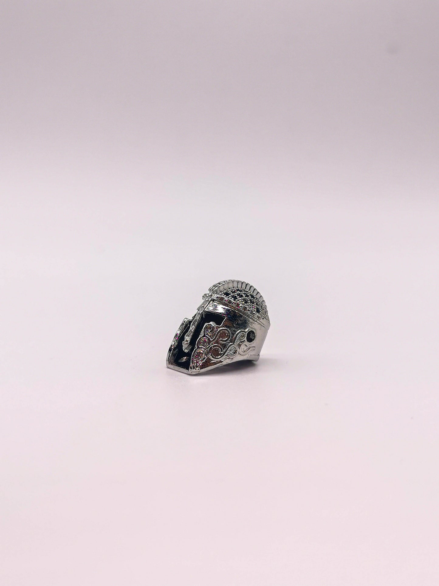 Dije Zirconia #004 | Casco Espartano Cristal