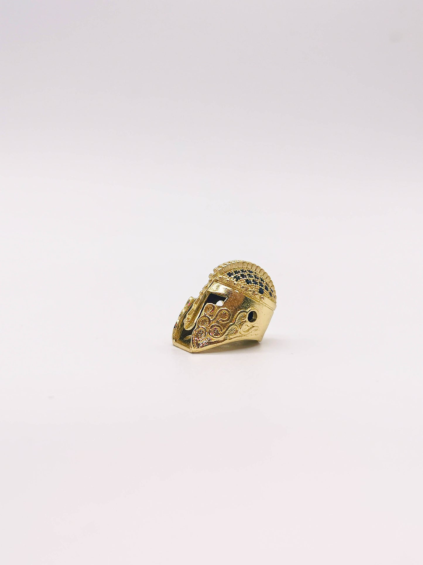 Dije Zirconia #004 | Casco Espartano Cristal